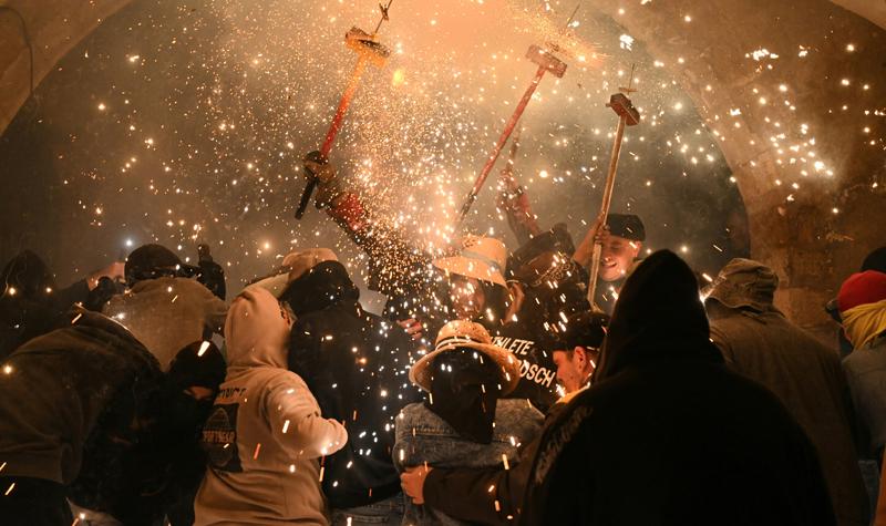 Correfoc a les Festes del Sant Crist de Piera FOTO Ajuntament de Piera