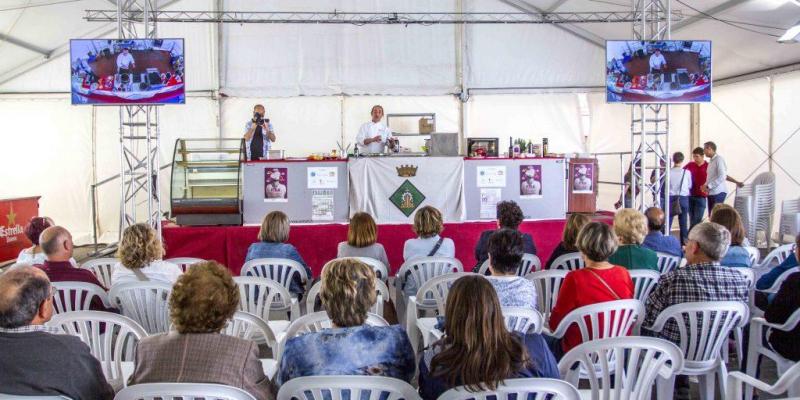 Una de les demostracions en una edició anterior de la Fira FOTO Ajuntament de La Sénia
