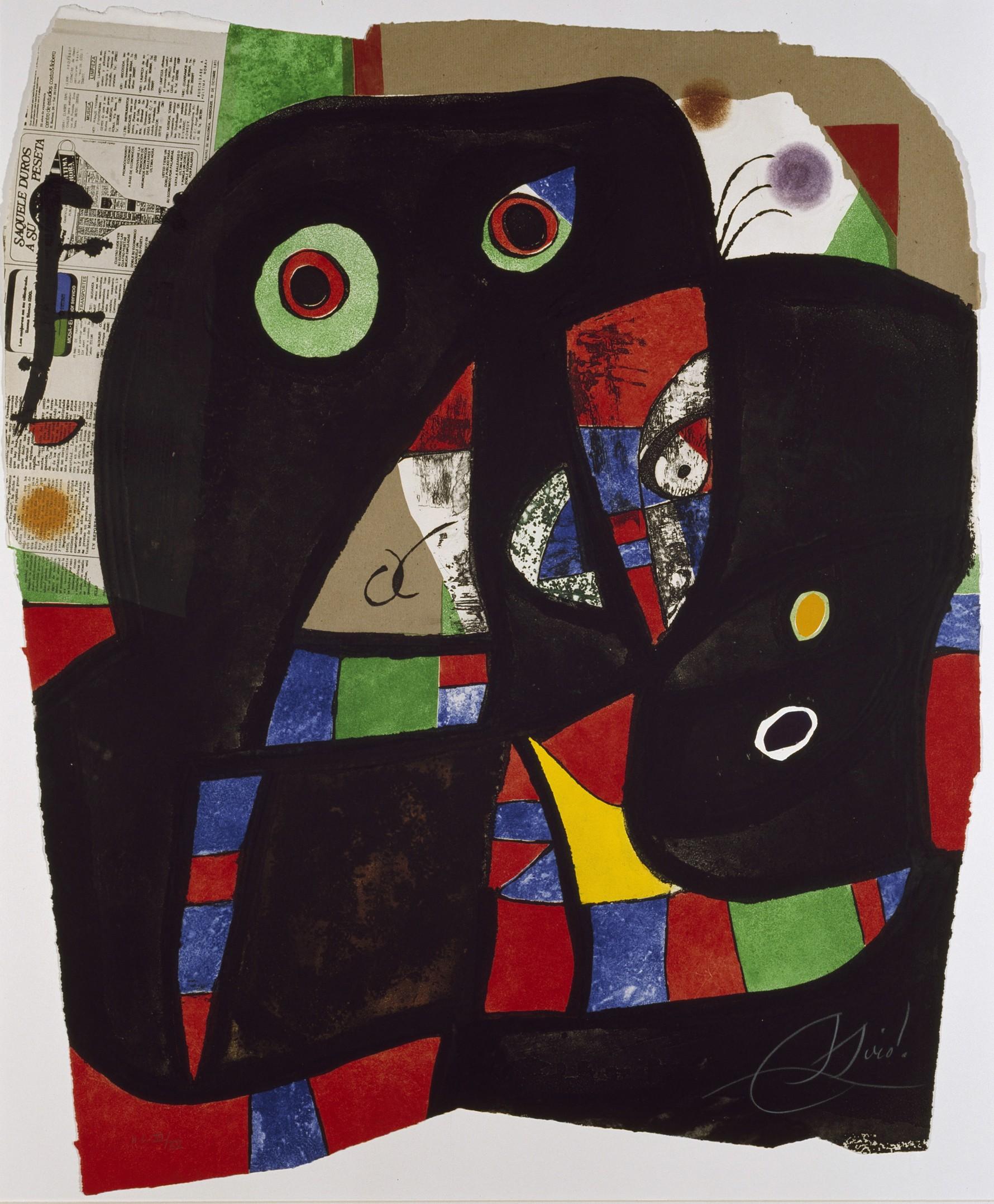 Joan Miró. Gaudí XX, 1979 . Fundació Joan Miró