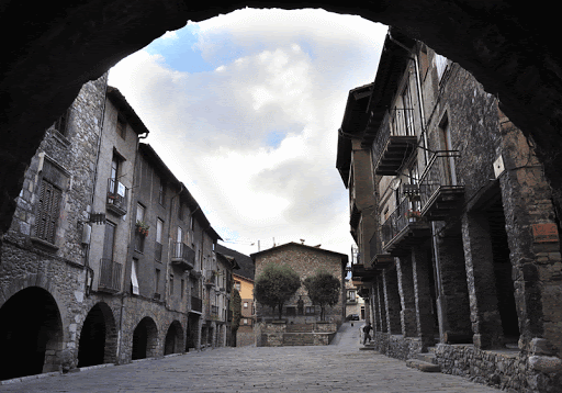 placa porxada - web Bagà Turisme