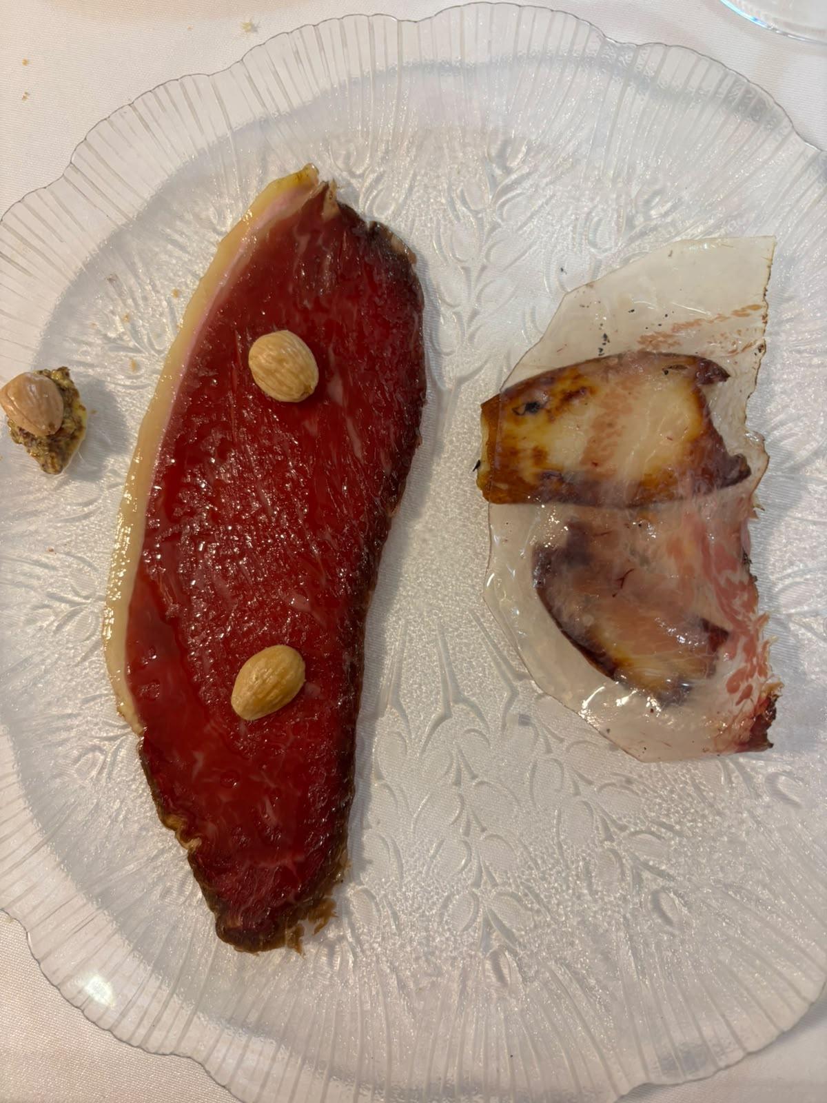 Un dels plats de Ca l'Amador, a Josa de Cadí